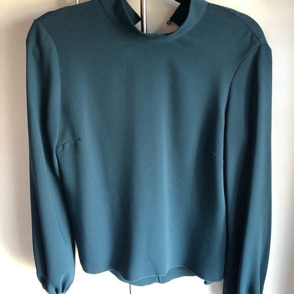 ARITZIA BABATON Granados Blouse - Forest Green - Picture 6 of 9